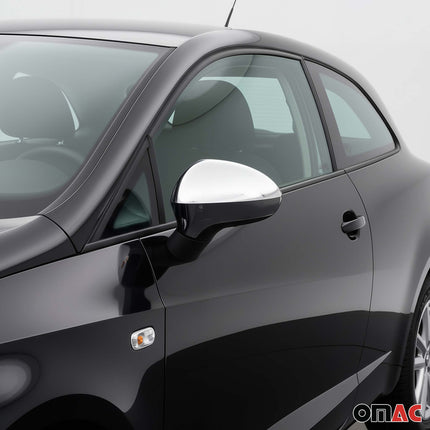 Spiegelkappen Spiegelabdeckung für Seat Exeo 2008-2013 Edelstahl Chrom 2tlg