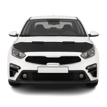 Haubenbra Steinschlagschutz für Kia Cerato Limo 2018-26 Schwarz Halb