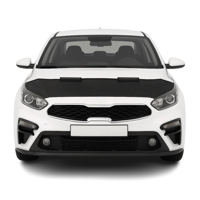 Haubenbra Steinschlagschutz für Kia Cerato Limo 2018-26 Schwarz Halb