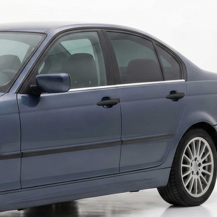 Fensterleisten Zierleisten für BMW 3er E46 1998-2007 Edelstahl Chrom 4tlg