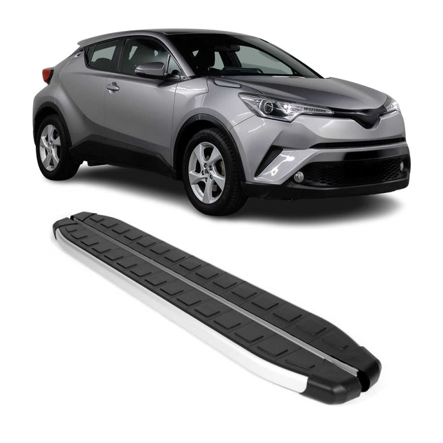 Trittbretter Seitenschweller Seitenbretter für Toyota C-HR Hybrid 2016-2023 2tlg