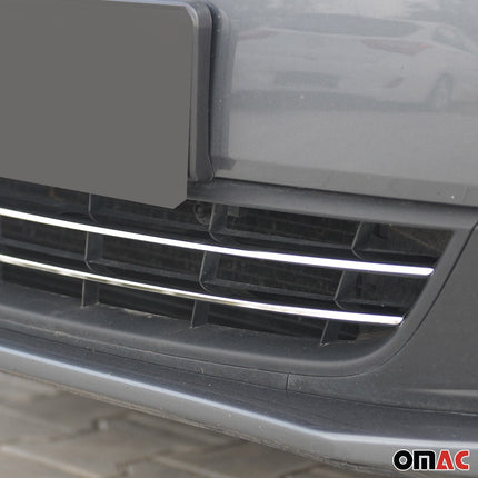 Kühlergrill Leisten Grillleisten für VW Jetta 2010-2014 Edelstahl Chrom 2tlg