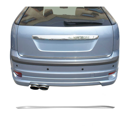 Kofferraumleiste Heckleiste für Ford Focus Schrägheck 2004-2010 Untere Chrom