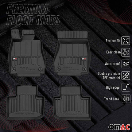 OMAC Gummi Fußmatten für Lexus IS Limo 2013-2020 nicht für AWD Premium TPE