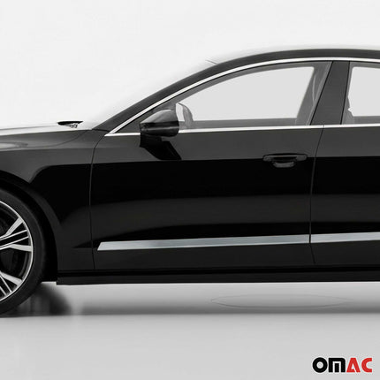 Seitentürleiste Türschutzleiste für Audi A7 C8 Sportback 2018-2025 Edelstahl 4x