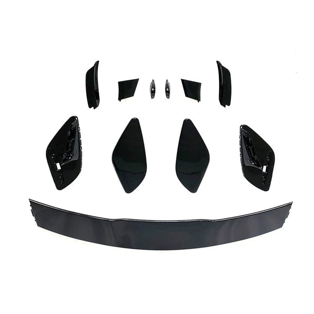 Heckspoiler Hecklippe für Mercedes A Klasse W176 2012-2018 Schwarz 11tlg