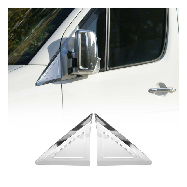 Fensterdreieck Fensterleisten für VW Crafter 2006-2017 Edelstahl Chrom 2tlg