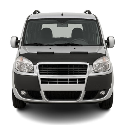 Haubenbra Steinschlagschutz Bonnet Bra für Fiat Doblo 2006-2010 Schwarz Halb