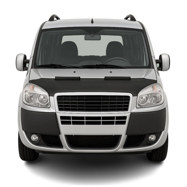 Haubenbra Steinschlagschutz Bonnet Bra für Fiat Doblo 2006-2010 Schwarz Halb