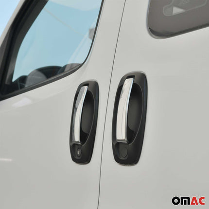 Chrom Türgriff Blende für Peugeot Bipper 2008-2020 Edelstahl 4tlg