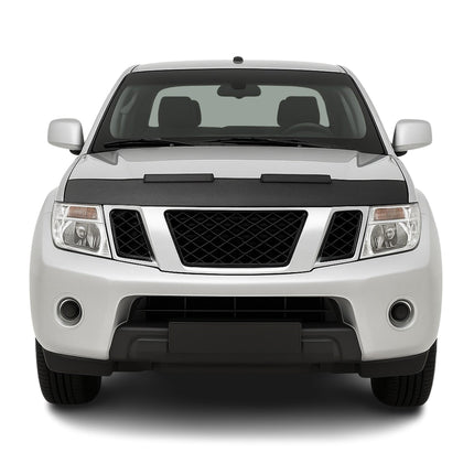 Haubenbra Steinschlagschutz für Nissan Navara D40 2006-2015 Carbon Optik Halb