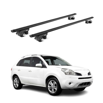 Dachträger Grundtäger für Renault Koleos mk1 2008-2016 5tür 90kg Alu ABE Schwarz