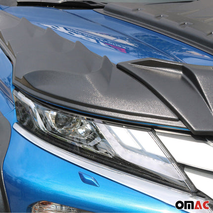 Heckspoiler Heckflügel Hecklippe für Mitsubishi L200 2019-2026 ABS Schwarz 3tlg