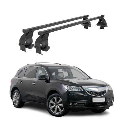 Menabo Dachträger Grundtäger für Acura MDX 2014-2020 50kg Stahl Schwarz 2 tlg