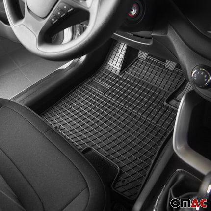 OMAC Gummi Fußmatten für Suzuki SX4 S-Cross 2018-2021 Automatten Schwarz 4x