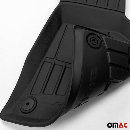 OMAC Gummi Fußmatten für Seat Ateca 2016-2026 Premium TPE Automatten Schwarz 4x