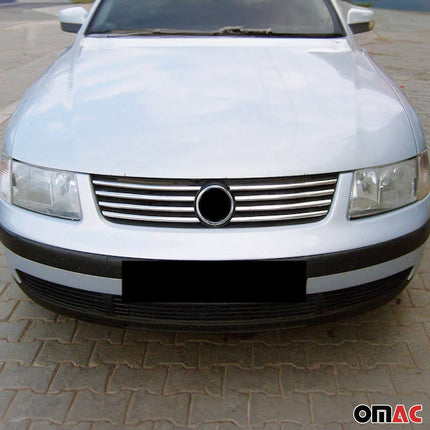 Kühlergrill Leisten Grillleisten für VW Passat 2000-2005 Edelstahl Chrom 8tlg