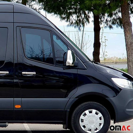 Spiegelkappen Spiegelabdeckung für Mercedes Sprinter 907 910 2018-2026 Edelstahl