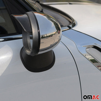 Spiegelkappen Spiegelabdeckung für Mini Cooper R58 2011-2016 Edelstahl Chrom
