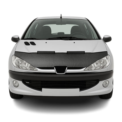 Haubenbra Steinschlagschutz Bonnet Bra für Peugeot 206 1998-2010 Carbon Halb