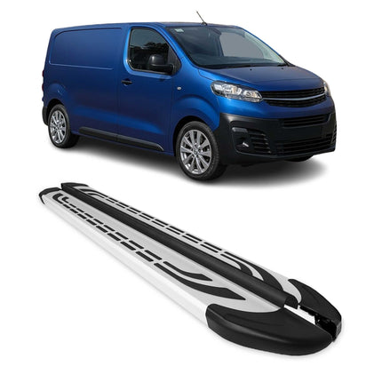 Trittbretter Seitenschweller Seitenbretter für Opel Vivaro C 2019-2026 L1 L2 Alu
