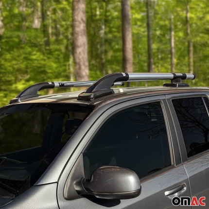 Dachreling & Dachträger Satz für Mazda BT-50 2007-2012 Alu Grau 4x