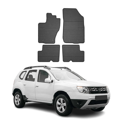 OMAC Gummi Fußmatten für Dacia Duster 2014-2018 Automatten Gummi Schwarz 4tlg