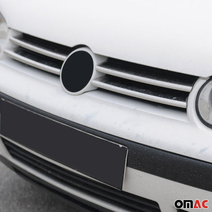 Kühlergrill Leisten Grillleisten für VW Golf 1997-2003 Edelstahl Chrom 4tlg