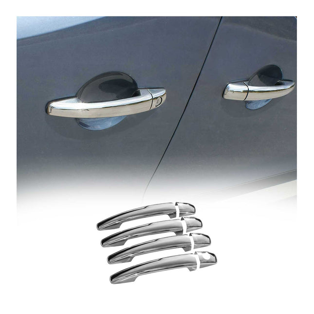 Chrom Türgriff Blende für Peugeot 407 2004-2011 4-Tür Edelstahl 8tlg