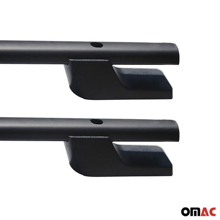 Alu Dachreling für Renault Trafic / Opel Vivaro A 2001-2014 L2 Langer Schwarz