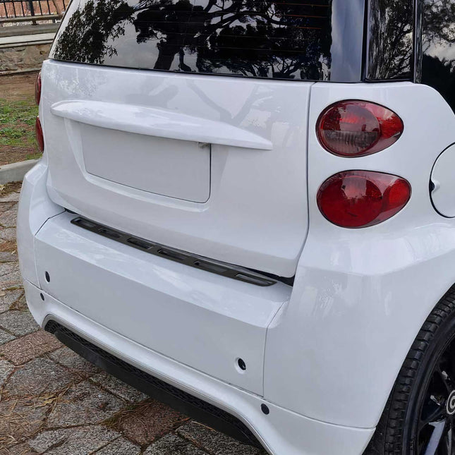 Ladekantenschutz für Smart ForTwo W451 2007-2014 dark Edelstahl chrom gebürstet