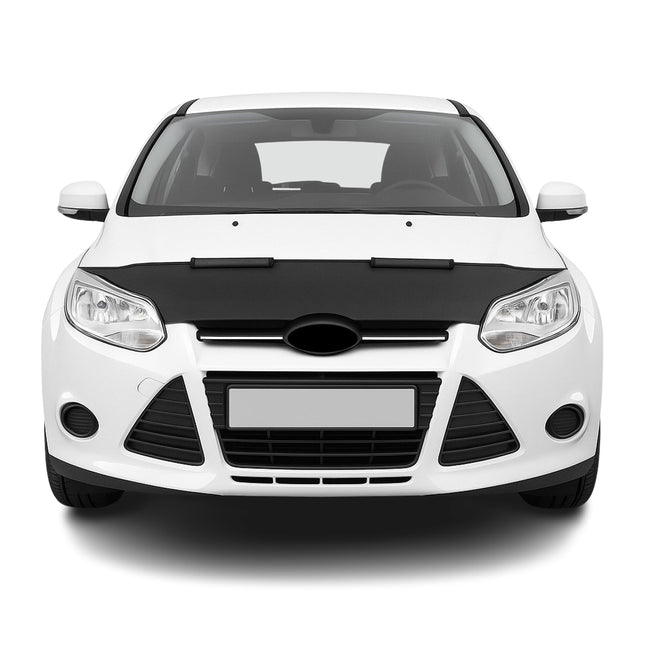 Haubenbra Steinschlagschutz Bonnet Bra für Ford Focus 2011-2014 Schwarz Halb