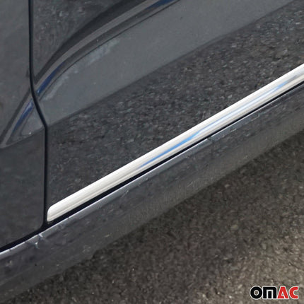 Seitentürleiste Türleisten Türschutzleisten für VW Polo 2014-2017 Edelstahl 4x