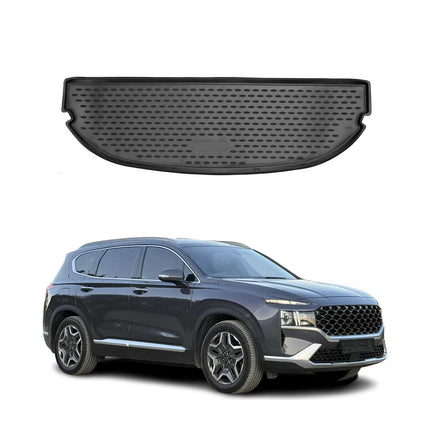 Kofferraummatte Kofferraumwanne für Hyundai Santa Fe 2021-2021 7-Sitzer Gummi