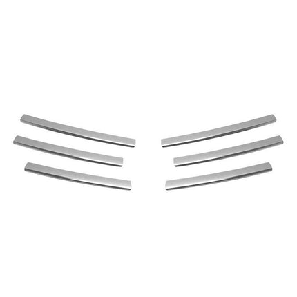 Kühlergrill Leisten Grillleisten für Renault Trafic 2010-2014 Edelstahl Chrom 6x