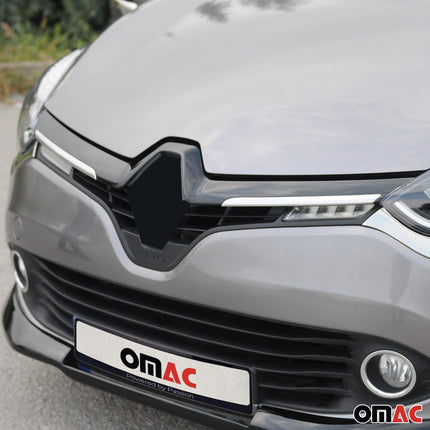 Seiten Grill Leuchte Blenden Heck Front für Renault Clio 2012-2019 Chrom Satz