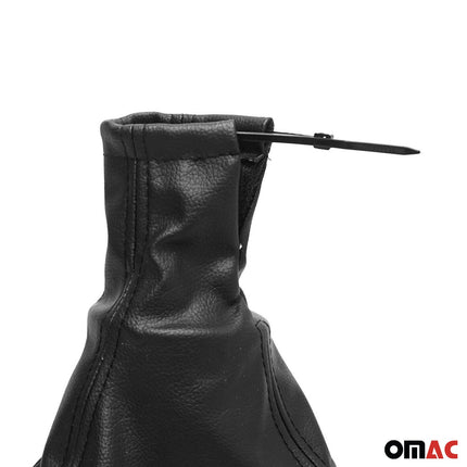 Schaltsack Schaltmanschette für Opel Astra G 1998-2009 Kunstleder Schwarz