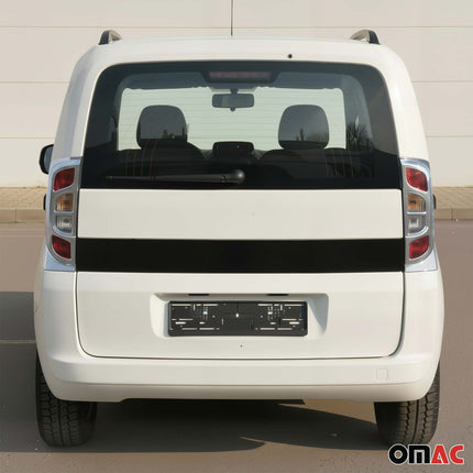 Rücklicht Leisten Heckleuchte für Fiat Fiorino Qubo 2007-2021 Chrom ABS 2tlg