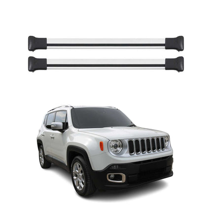 Dachträger Gepäckträger für Jeep Renegade 2015-2025 Relingträger Alu Silber