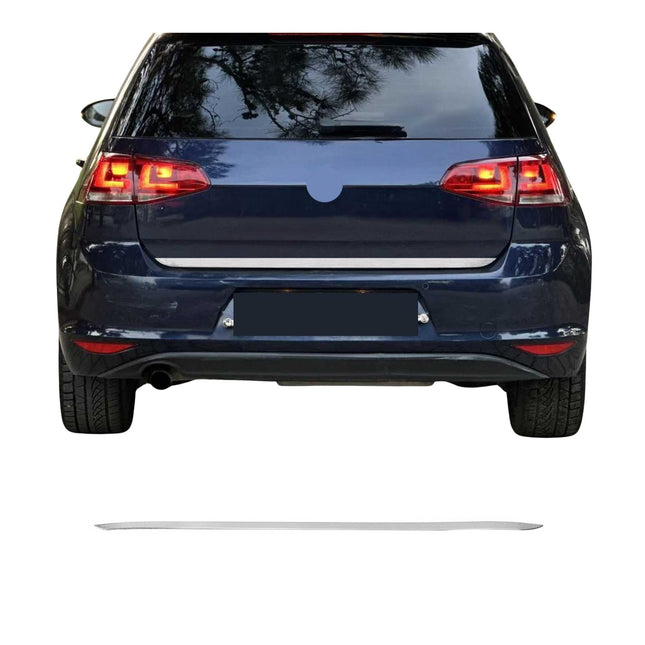 Kofferraumleiste Heckklappe Leiste für VW Golf 2012-2019 Chrom Gebürstet