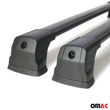 Dachträger Grundtäger für Mercedes Citan W420 2021-2026 75kg Alu Schwarz 2tlg