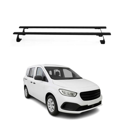 Dachträger Grundtäger für Mercedes Citan W420 2021-2026 75kg Stahl Schwarz 2 tlg