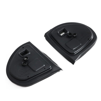 Außenspiegel Gummi für Mercedes C Klasse W203 2000-2007 Kunststoff Schwarz 2tlg