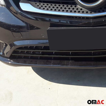 Kühlergrill Grillleisten für Mercedes V-Klasse W447 2014-2019 Edelstahl Dunkel