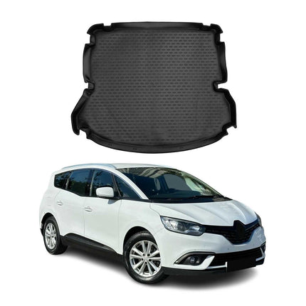 Kofferraummatte Kofferraumwanne für Renault Grand Scenic 2016-2022 Gummi TPE