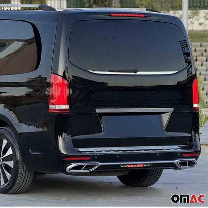 Kofferraumleiste Heckleiste für Mercedes Vito W447 2014-2026 Edelstahl Chrom