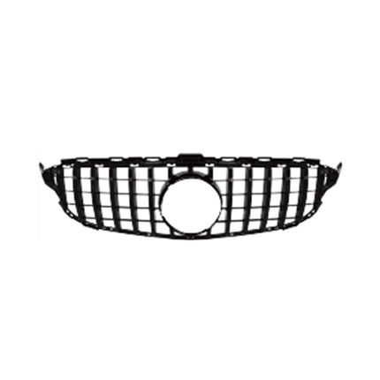 Kühlergrill Grill Frontgrill für Mercedes C Klasse W205 2019-2021 FL Schwarz