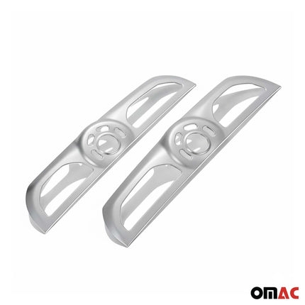 Rücklicht Heckleuchte Rahmen für Fiat Doblo 2010-2014 Abs Satin Chrom 2x