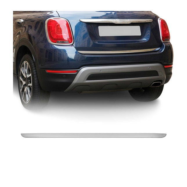 Kofferraumleiste Heckklappe Leiste für Fiat 500X 2015-2026 Edelstahl Chrom 1tlg