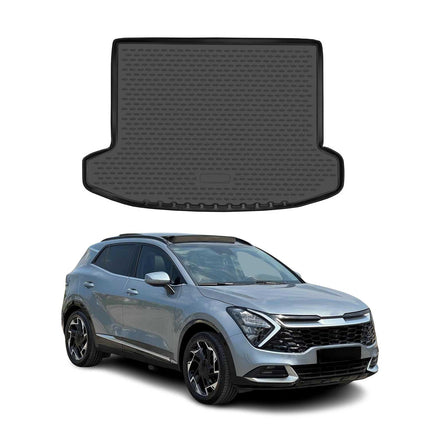 Kofferraummatte Kofferraumwanne für Kia Sportage GT Line 2023-2026 Gummi TPE